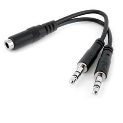 STARTECH Connect A 4-Position Headset With Audio And Microphone Input to Your Desktop Orlaptop Computer Headset Cable 3