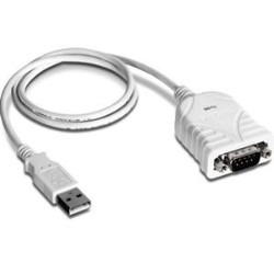 TRENDNET USB to Serial Converter Type A Male USB, Db-9 Male Serial 2.72" Tu-S9