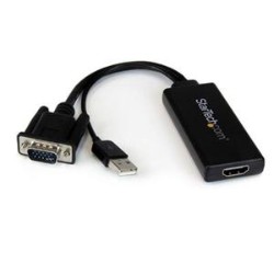 STARTECH Convert A VGA Signal From A Laptop Or Desktop to HDMI USB-Powered Convert VGAto HDMI VGA to HDMI Connector VGA