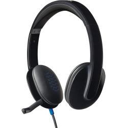 LOGITECH H540 USB Headset With Soft Leatherette Pads And Stereo Sound
