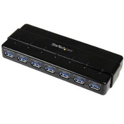 STARTECH CANADA Startech Add 7 External Superspeed USB 3.0 Ports to A Computer From A Single USB Connection 7 Port USB 3.0 Hub With Powe