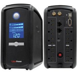 CYBERPOWER CANADA Cp1000Avrlcd Intelligent Lcd Series UPS 1000Va 600W Avr Mini-Tower