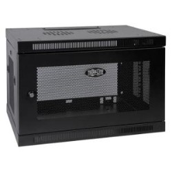 TRIPPLITE 9U Wall Mount Rack Enclosure Server Cabinet W/ Door & Side Panels 19" 9U Wide Wall Mountable 200 Lb X S In Black