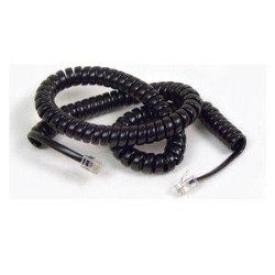 BELKIN Pro Series Coiled Telephone Handset Cable Rj-11 Male Phone Rj-11 Male Phone 12Ft F8V101-12-Bk In Black