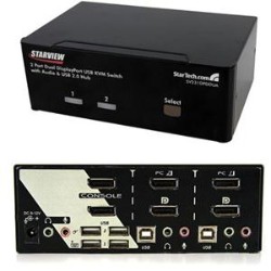 STARTECH CANADA Displayport Kvm 2-Port Kvm Switch