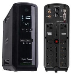 CYBERPOWER CANADA Cp1500Pfclcd Pfc Sinewave UPS Systems Pure Sine Wave | 100% Active Pfc Compatible With USB Charging Ports