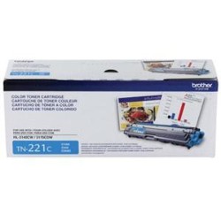 BROTHER Tn221C Toner Cartridge for Hl-3140Cw/hl-3170CDw/ In Cyan
