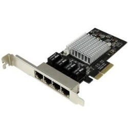 STARTECH Add Four Gigabit Ethernet Ports to A Client Server Or Workstation Through One PCi Express Slot 4-Port Gigabit E