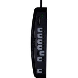 CYBERPOWERPC Cyberpower Csp708T 8 Feet Total: 7 Widely Spaced: 1 Outlets 1650 Joules Surge Suppressor