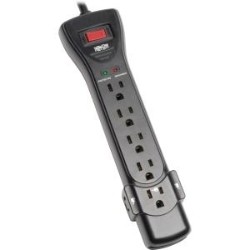 TRIPP LITE Surge Protector Power Strip 120V 7 Outlet 7' Cord 2160 Joules 7 X Nema 5-15R 1800 Va 2160 J 120 V Ac In Black