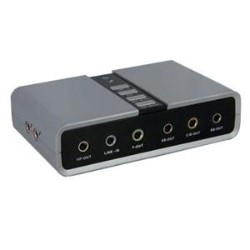 STARTECH Turn Your Laptop Or Desktop Computer Into A 7.1-Channel Home Theater-Ready Sound System USB Sound Card USB Exte