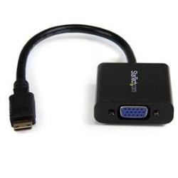 STARTECH Connect A Mini HDMI Equipped Digital Camera Or Tablet to Your VGA Display Or Projector Comparable to 4X90F33442