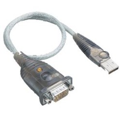 TRIPPLITE Model U209-000-R 5 Ft. USB to Serial Adapter (USB-A Male to Db9M) Male to Male