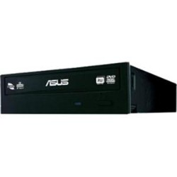 ASUS DVD-Writer 24X DVD+R 8X DVD+Rw 8X DVD+R Dl 24X DVD-R 6X DVD-Rw 16X DVD-Rom 48X CD-R 24X CD-Rw 48X CD-Rom SATA In Black