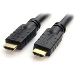 STARTECH HDMImm80Ac 80 Ft. (24.39 M) Connector A: 1 HDMI Connector, Male Connector B: 1 HDMI Connector, Male Activ In Black