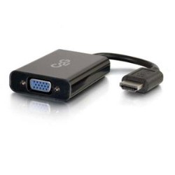 CABLES TO GO C2G HDMI Male to VGA And Stereo Audio Female Adapter Converter Dongle for Tvs Laptops And Chromebooks 41351