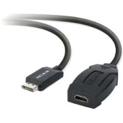 BELKIN F2CD004B See Product Details Displayport to HDMI Adapter Cable Female to Male In Black