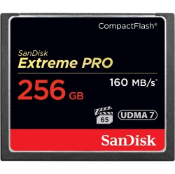 SANDISK Extreme Pro 256GB Compactflash Cf Memory Card Sdcfxps-256G