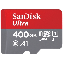 SANDISK Ultra 400GB Microsdxc Uhs-I Card With Adapter - Sdsquar-400G-Gn6Ma (Class 10/uhs-I - 667X Memory Speed)
