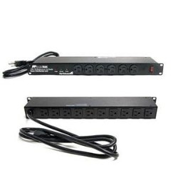 STARTECH Rkpw161915A 19In 1U Rackmount 16 Outlet Pdu Power Distribution Unit 125V 15A (12A Ul)