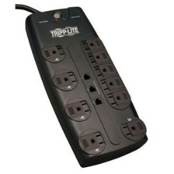 TRIPP LITE 6 Outlet Surge Protector Power Strip, 6Ft Cord, Metal, & $5K Insurance (Tlm606) Tlp1008Tel