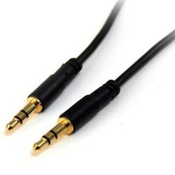 STARTECH 6Ft Slim 3.5MM Stereo Audio Cable-M/m-This 3.5MM Stereo Audio Cable Is A Perfect Solution for Portable Audio De