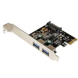 STARTECH Add Two USB 3.0 Ports to Your Desktop Computer Through A PCi Express Slot PCie USB 3.0 Controller Card 2Port PC