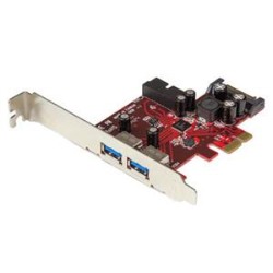 STARTECH Add Front Or Rear Panel USB 3.0 Ports to Your Computer Case Using USB 3.0 Motherboard-Style Headers 4 Port PCi