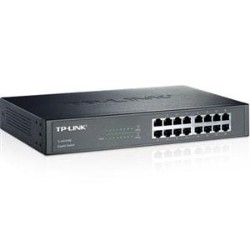 TP LINK Tp-Link Tl-Sg1016D 10/100/1000Mbps Unmanaged 16-Port Gigabit Desktop/rackmountable Switch, Metal Case, Power-Saving