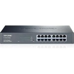 TP LINK Tp-Link Tl-Sg1016De 16-Port Gigabit Easy Smart Switch, 16 10/100/1000 Mbps Rj45 Ports, Mtu/port/tag-Based Vlan, Qos And