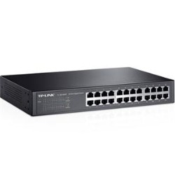 TP LINK Tp-Link Tl-Sg1024D 10/100/1000Mbps Unmanaged 24-Port Gigabit Desktop/rackmountable Switch, Metal Case, Power-Saving