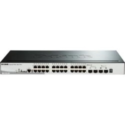 D-LINK Systems 28-Port Smartpro Stackable Poe/poe+ Switch & 2 Gigabit Sfp Ports And 2 10GBe Sfp+ Ports (Dgs-1510-28P)