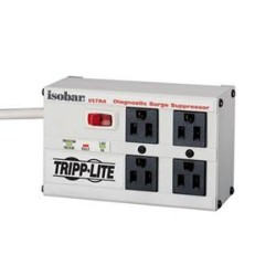TRIPPLITE 4 Outlets 6Ft Cord 3330 Joules All-Metal Housing With Leds Isobar Surge Suppressor Isobar4Ultra