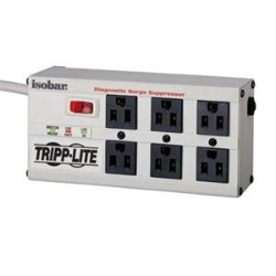 TRIPPLITE Isobar 6 Outlet Surge Protector Power Strip, 6Ft Cord Right Angle Plug, & $50K Insurance (Isobar6Ultra)