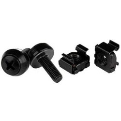 STARTECH These High-Quality M5 X 12MM Screws And Cage Nuts Make It Easy to Mount Equipment In Your Server Rack Or Cabine
