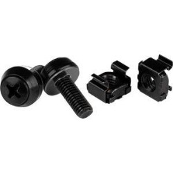 STARTECH These High-Quality M6 X 12MM Screws And Cage Nuts Make It Easy to Mount Equipment In Your Server Rack Or Cabine