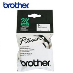 BROTHER Print Cartridge Black On Non-Laminated Tape Roll (0.9 Cm) Mk221 In White