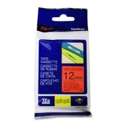 BROTHER 12MM (Black On Red) Laminated Tape for (Pt-530/9200Dx/3600/9600) Tze431