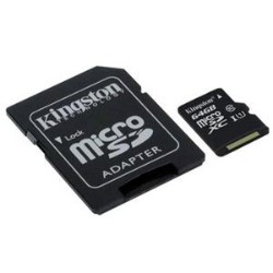KINGSTON Digital 64GB Microsdxc Cl10 Uhs 1 Sdc10G2/64GBcr
