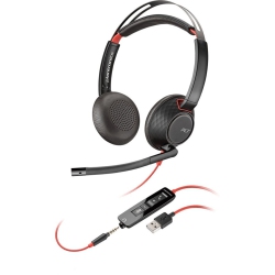 PLANTRONICS Blackwire 5220 USB Type-A Stereo On-Ear Headset