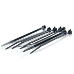 CABLES TO GO C2G / 43036 4-Inch Cable Ties 100 Pack (Black)