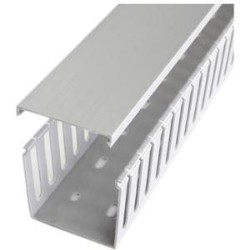 STARTECH Ad3X3 3X3In Open Slot Wiring Cable Raceway Duct With Cover Lid In Gray