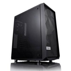 FRACTAL DESIGN Meshify C Dark Tg Fd-Ca-Mesh-C-Bko-Tg Atx Mid Tower Computer Case Atx Power Supply In Black