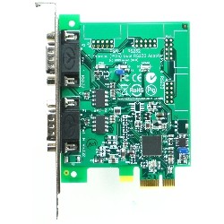 AXXON Lf772Kb Native PCi Express (PCie) 2 Port Rs232 Serial Card Adapter (Linux/windows/vmware)