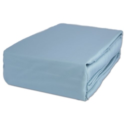 TWIN DUCKS INC. Twin Ducks 100% Bamboo Rayon 15" Fitted Sheet Spa Twin 310 Thread Count In Blue