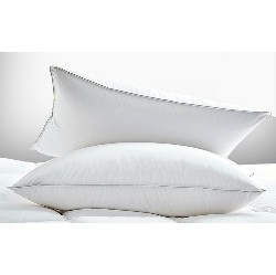 TWIN DUCKS INC. Twin Ducks Turin Goose Down Pillow 380 Thread Count (Queen Firm Level) In White