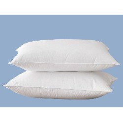 TWIN DUCKS INC. Twin Ducks Versilia European Down Pillow 233 Thread Count (Standard Firm Level) In White