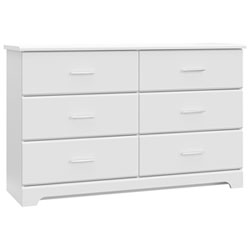 Storkcraft Brookside 6-Drawer Dresser - Driftwood