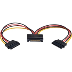 TRIPP LITE 6In Serial Ata SATA Power Y Splitter Cable Adapter 15Pin M/f