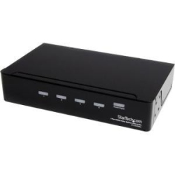 STARTECH Split An HDMI Audio And Video Signal to Four Displays Simultaneously 4 Port HDMI Splitter High Speed HDMI Split